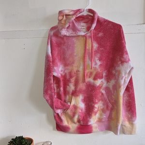 Hot Pink Soft Serve Tie Dye Hoodie